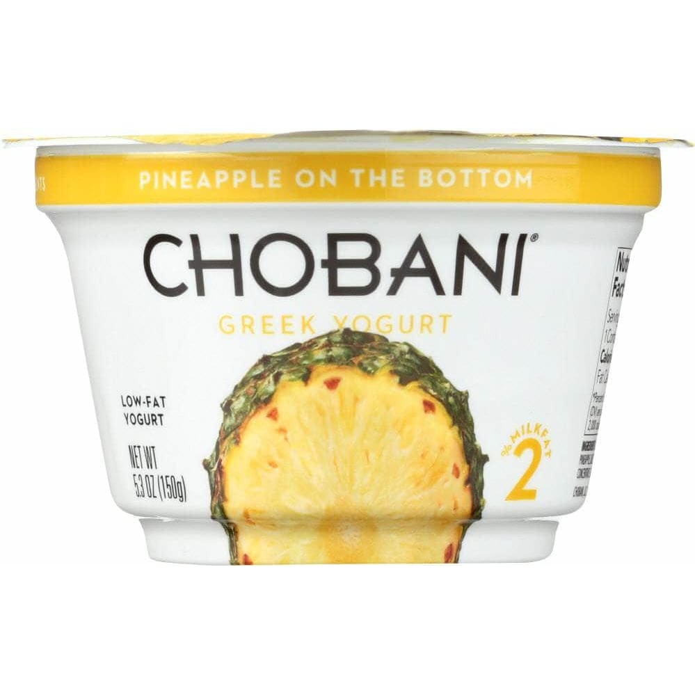 Chobani Chobani Low-Fat Greek Yogurt Pineapple on the Bottom, 5.3 oz