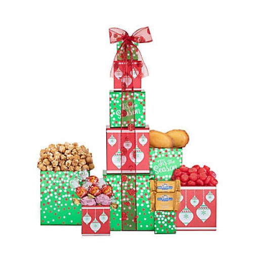 Chocolate and Sweets Tower of Treats - Home/Seasonal/Holiday/Holiday Candy & Gift Baskets/ - Houdini