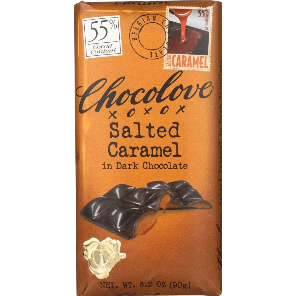 Chocolove Chocolove Dark Chocolate Caramel Bar, 3.2 oz