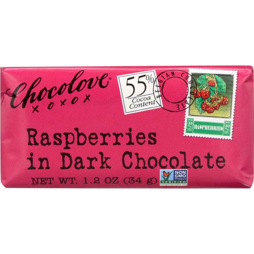 Chocolove Chocolove Mini Dark Chocolate Bar Raspberries, 1.2 oz