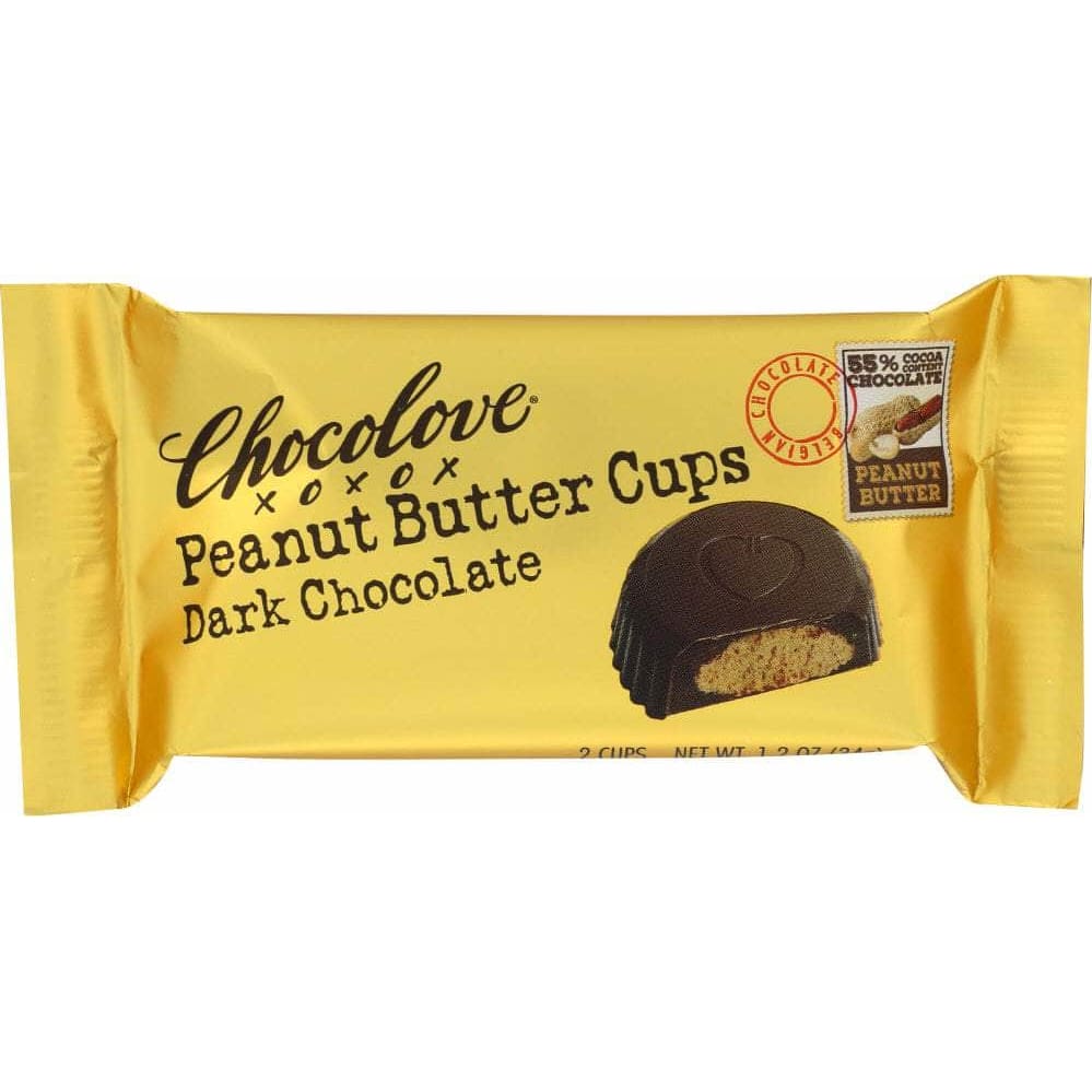 Chocolove Chocolove Peanut Butter Cups Dark Chocolate, 1.2 oz