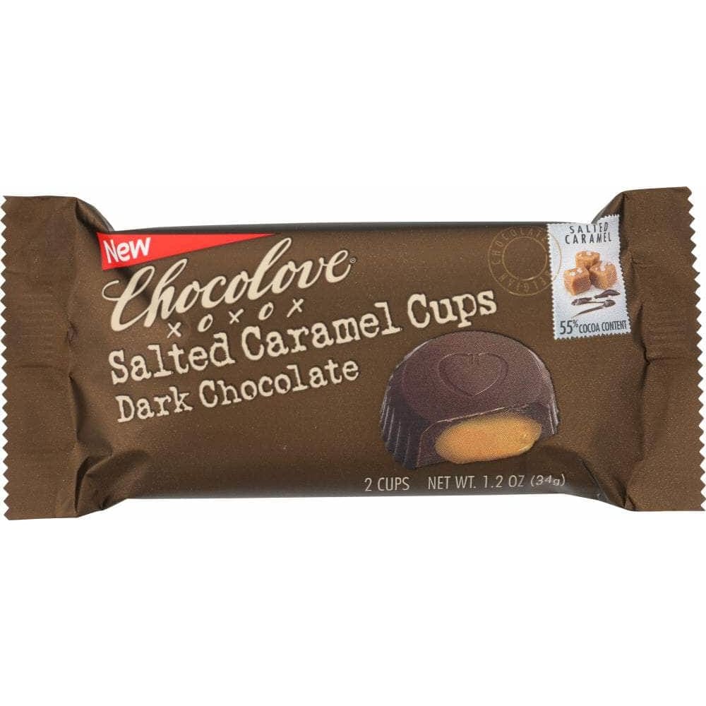 Chocolove Chocolove Salted Caramel Cups Dark Chocolate, 1.2 oz