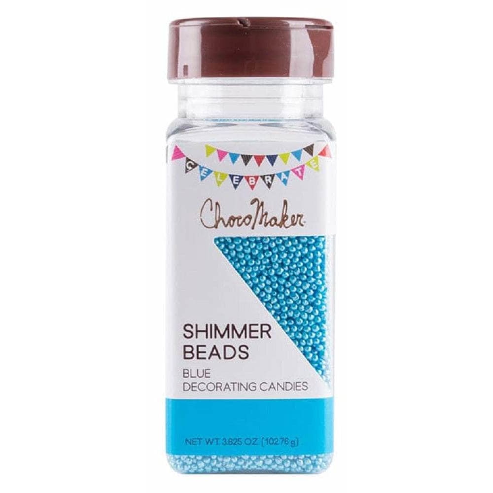 Chocomaker Chocomaker Shimmer Beads Blue Decorating Candies, 3.63 oz