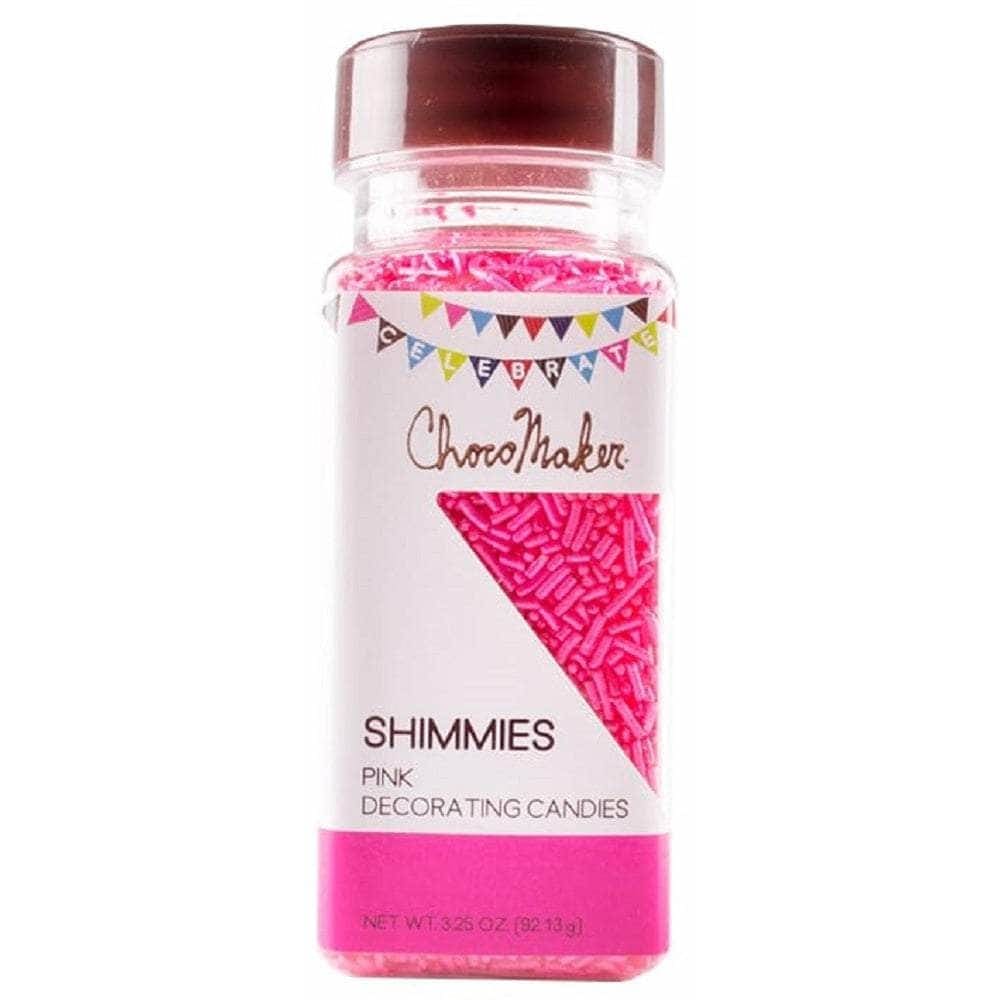 Chocomaker Chocomaker Shimmies Pink Decorating Candies, 3.25 oz