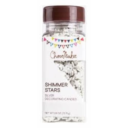 CHOCOMAKER Grocery > Cooking & Baking > Baking Ingredients CHOCOMAKER: Stars Silver Shimmer, 2.6 oz