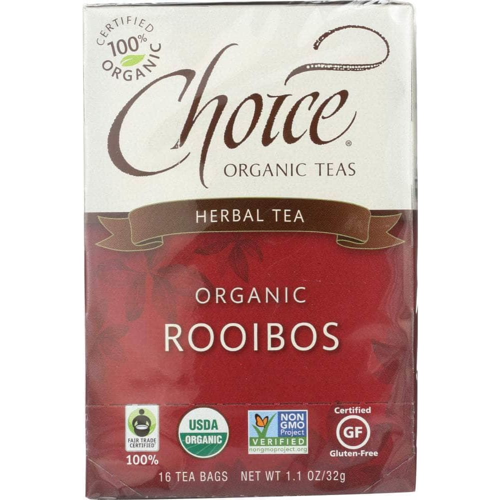 Choice Organic Teas Choice Organic Teas Organic Rooibos Herbal Tea 16 Tea Bags, 1.27 Oz