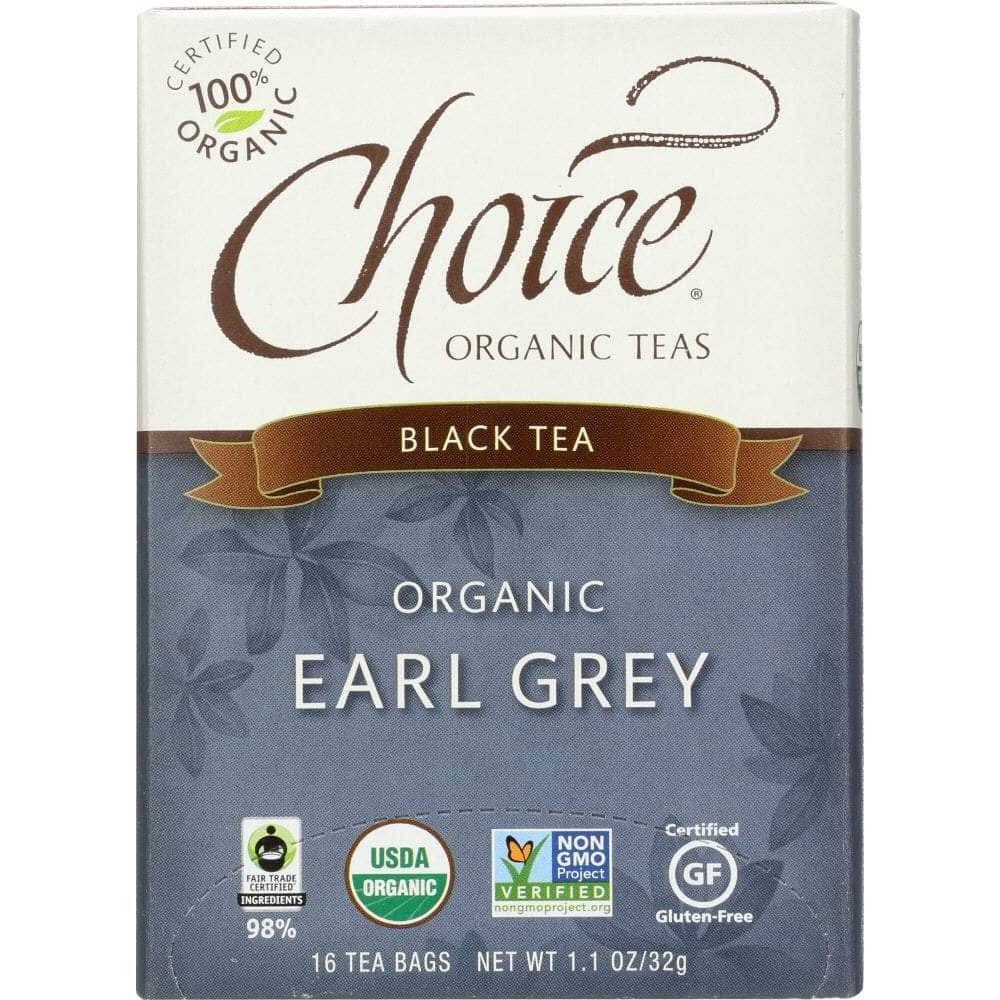 Choice Organic Teas Choice Tea Organic Earl Grey Tea, 16 bg