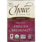 Choice Organic Teas Choice Tea Organic English Breakfast Tea, 16 bg