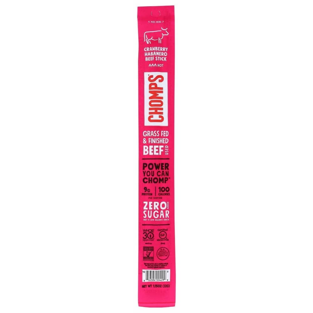 CHOMPS Chomps Beef Stick Cranberry, 1.15 Oz