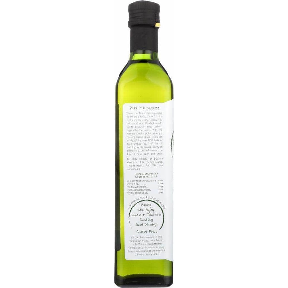 Chosen Foods Chosen Foods 100% Pure Avocado Oil, 500 ml