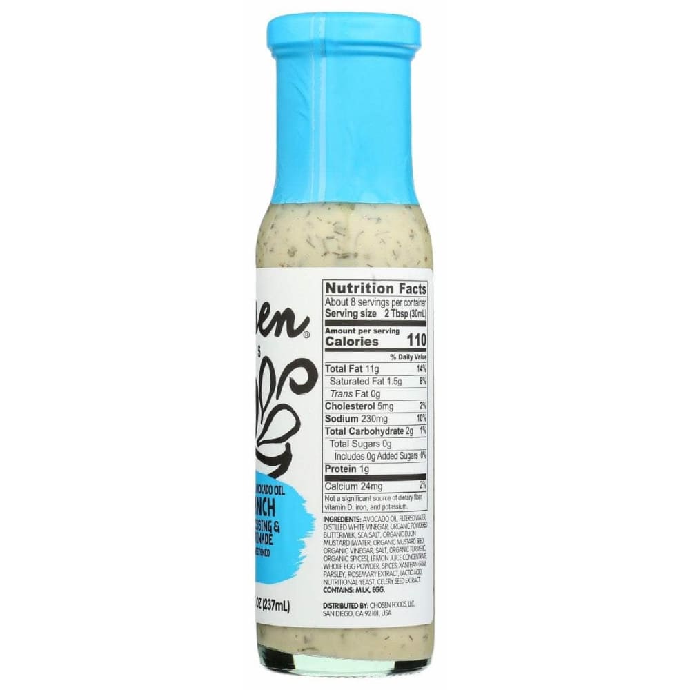 CHOSEN FOODS Chosen Foods Dressing Ranch & Marinade, 8 Oz