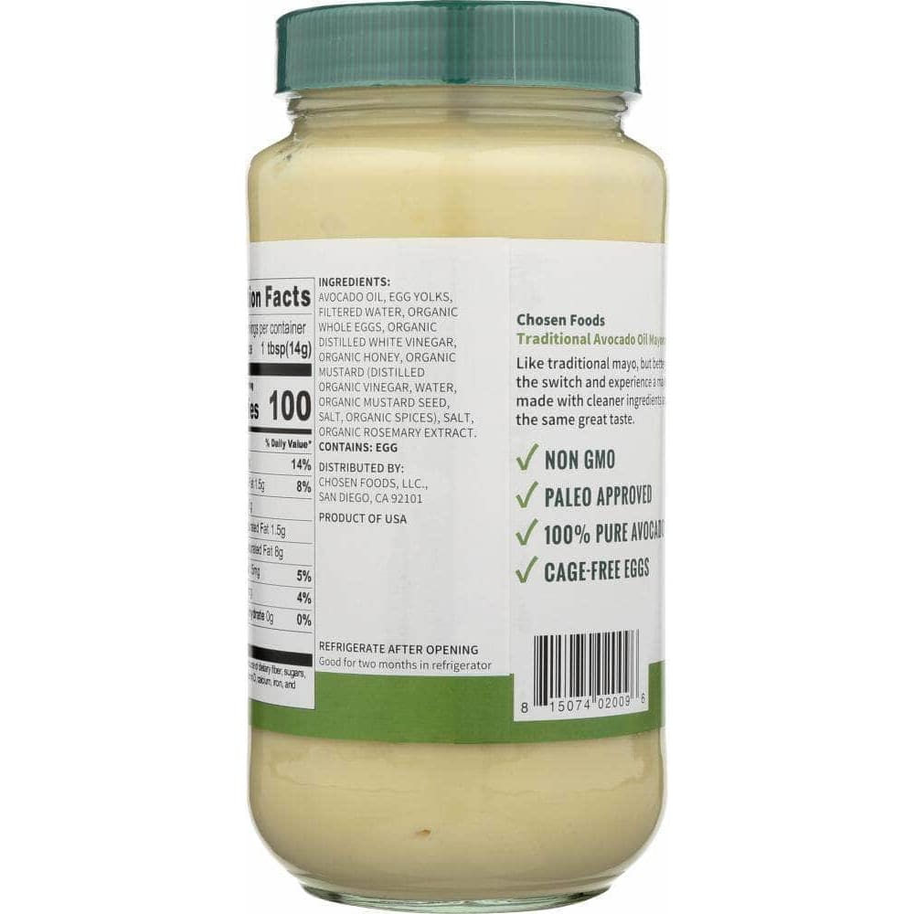 Chosen Foods Chosen Foods Mayo Avocado Oil, 24 oz