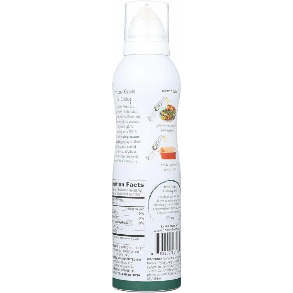 Chosen Foods Chosen Foods Oil Blend Spray, 4.7 oz