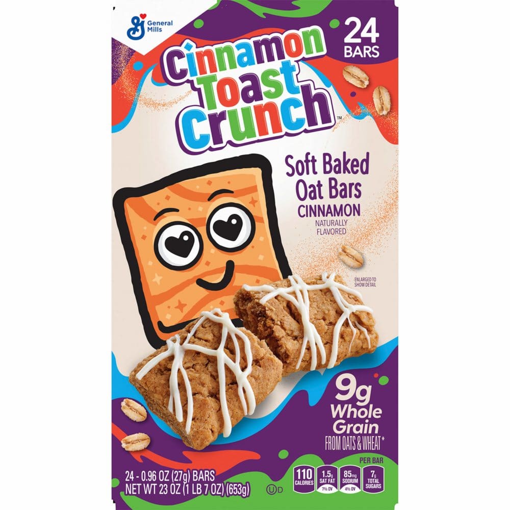 Cinnamon Toast Crunch Soft Baked Oat Bars (24 pk.) ShelHealth