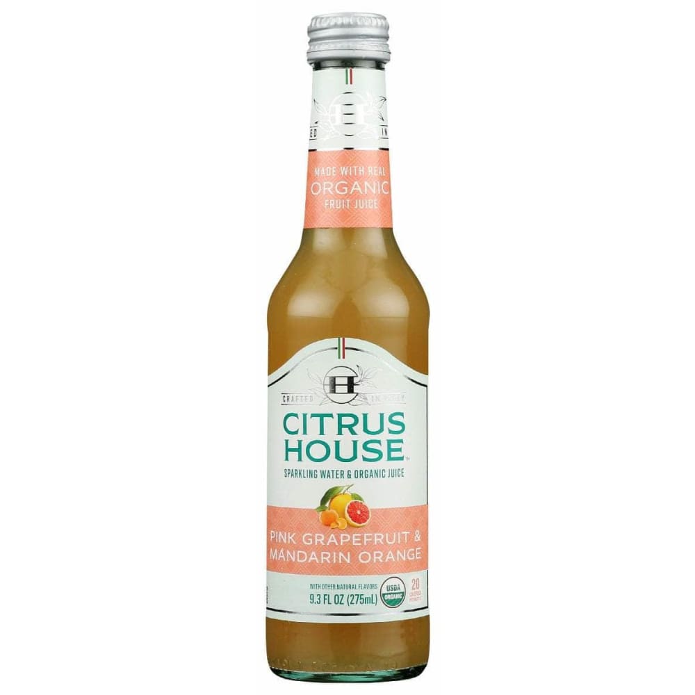 CITRUSHOUSE Grocery > Beverages > Water > Sparkling Water CITRUSHOUSE: Organic Pink Grapefruit and Mandarin Orange, 9.3 fo