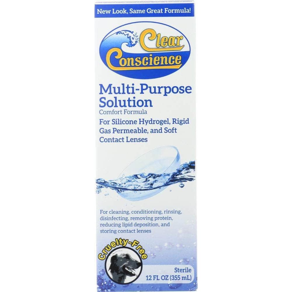 Clear Conscience Clear Conscience Contact Lens Multi Purpose Solution, 12 oz