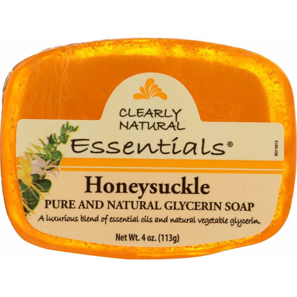 Clearly Natural Clearly Natural Honeysuckle Pure And Natural Glycerine Soap, 4 oz