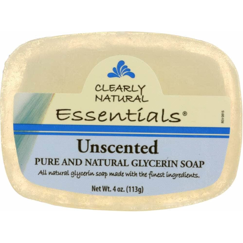 Clearly Natural Clearly Natural Unscented Pure And Natural Glycerine Soap, 4 oz