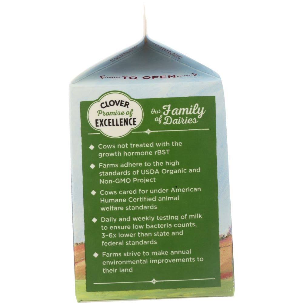 CLOVER SONOMA: Organic Half & Half 16 oz - Grocery > Refrigerated - CLOVER SONOMA