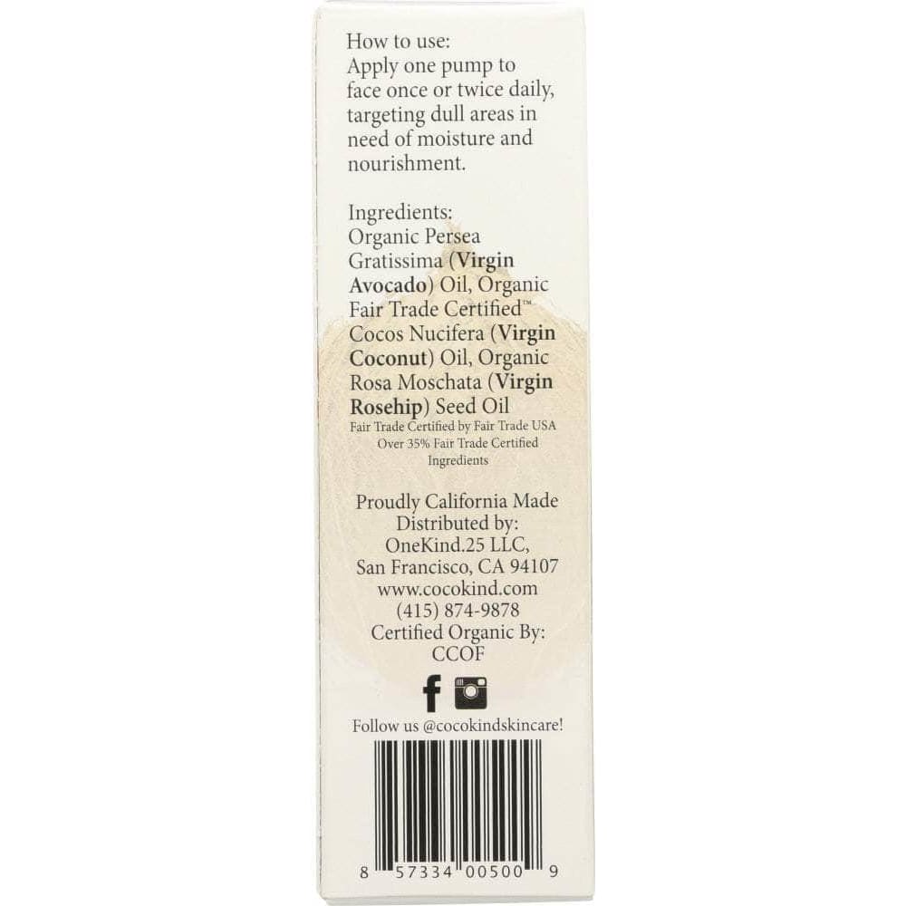 COCOKIND Cocokind Serum Facial Repair Organic, 30 Ml