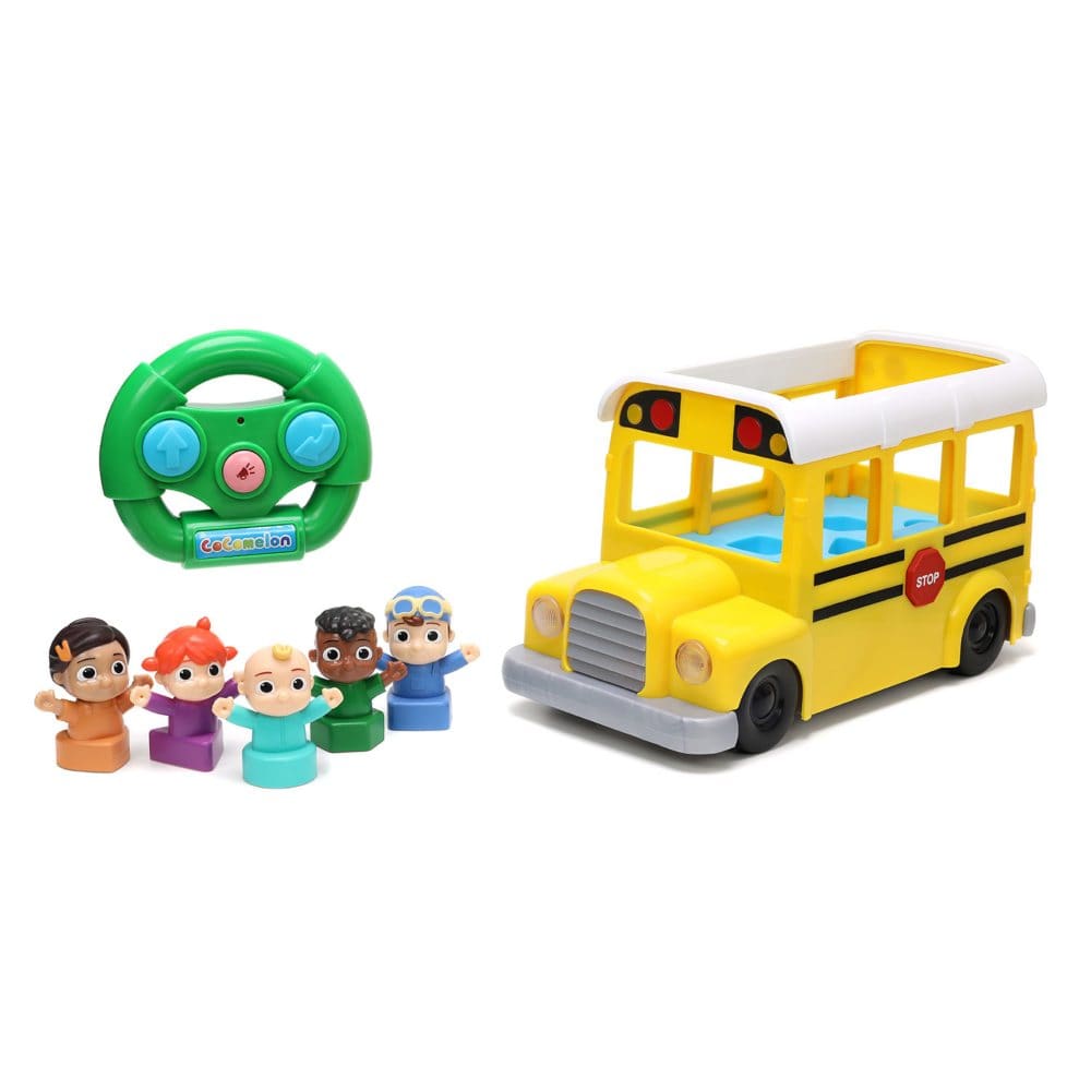 Cocomelon Sing and Dance Time School Bus RC - Action Figures & Playsets - ShelHealth