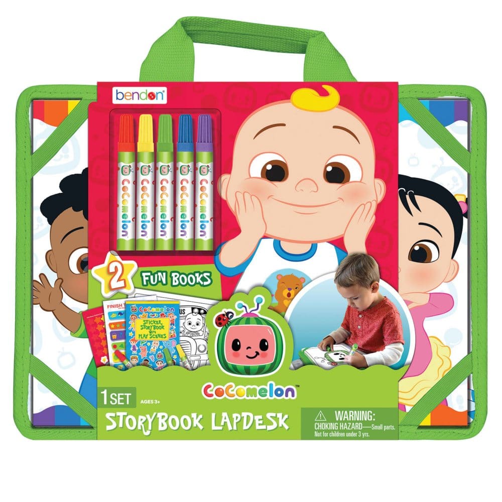 CoComelon Storybook and Coloring Lapdesk - Kids Books - CoComelon