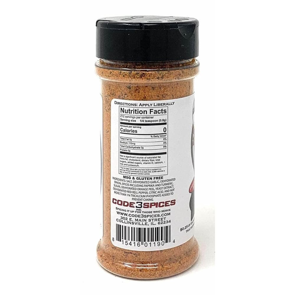 CODE 3 SPICES Code 3 Spices Seasoning  Top Gun, 6 Oz