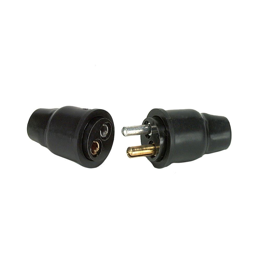 Cole Hersee 2 Pole Plug And Socket Connector W Rubber Cap Shelhealth 6654