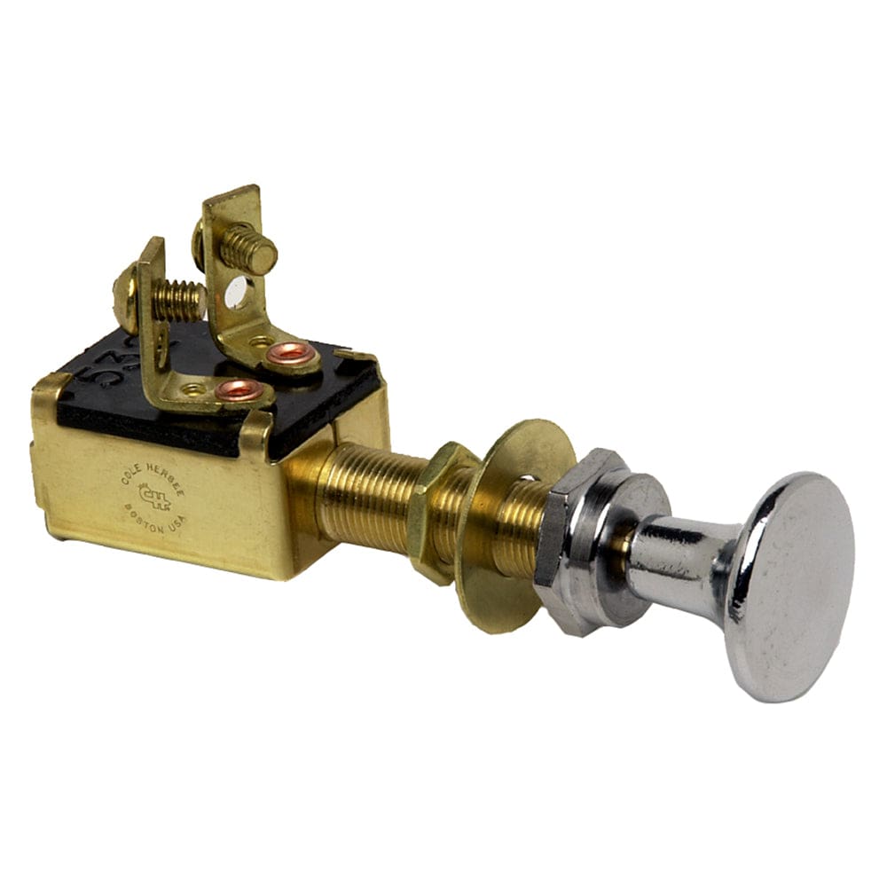Cole Hersee Push Pull Switch SPST Off-On 2 Screw - Electrical | Switches & Accessories - Cole Hersee