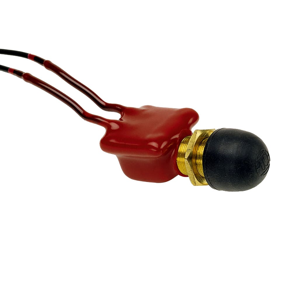 Cole Hersee Vinyl Coated Push Button Switch SPST Off-On 2 Wire - Electrical | Switches & Accessories - Cole Hersee
