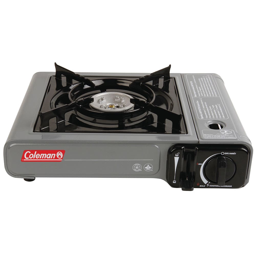 Coleman Table Top 1 Burner Butane Camping Stove - Grey - Outdoor | Camping,Camping | Grills - Coleman