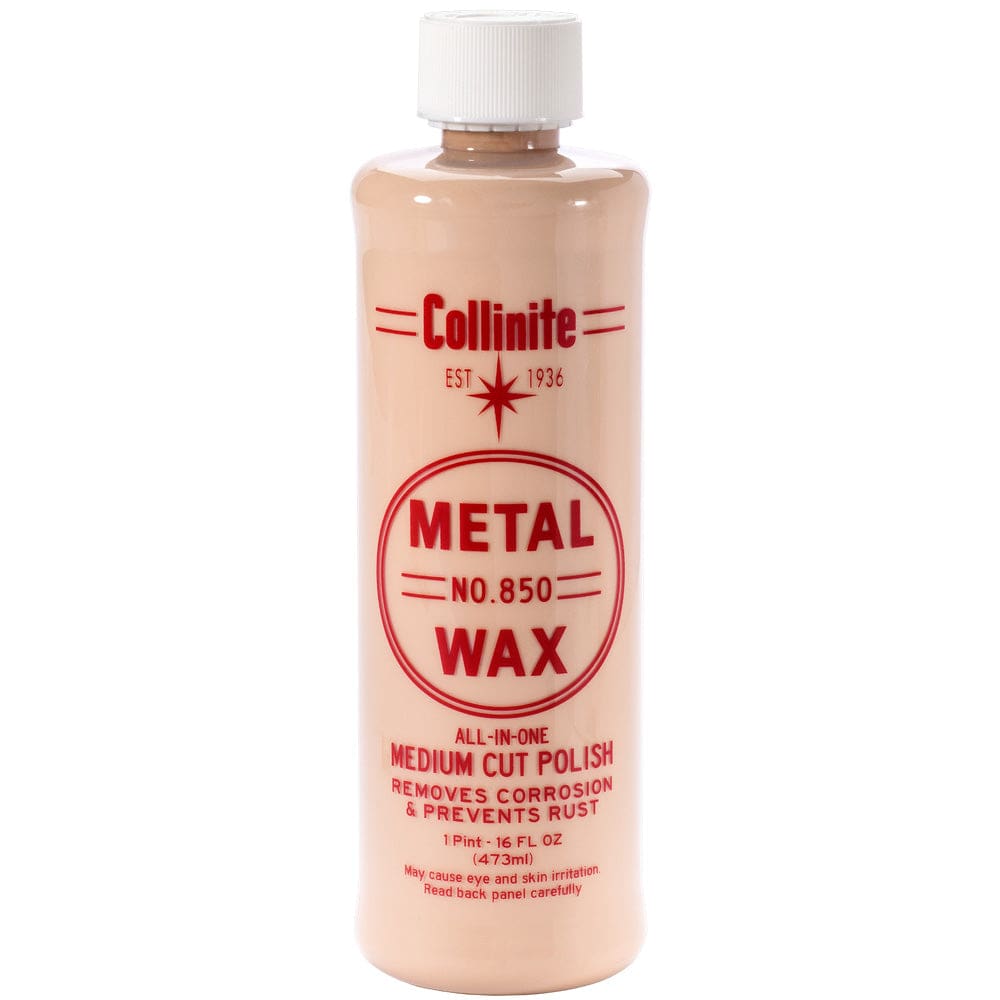 Collinite 850 Metal Wax - Medium Cut Polish - 16oz (Pack of 2) - Automotive/RV | Cleaning,Boat Outfitting | Cleaning - Collinite