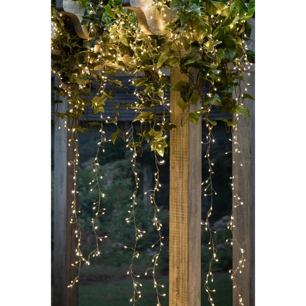 Color-Changing Firecracker Curtain Light 600 ct. (Warm White) - Outdoor Christmas Decor - ShelHealth