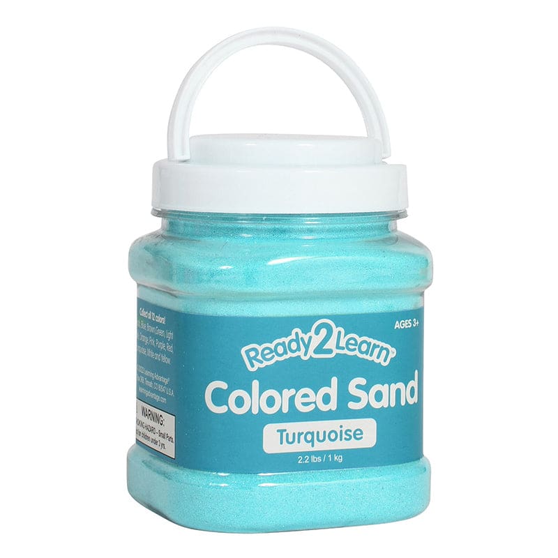 Colored Sand Turquoise (Pack of 6) - Sand - Learning Advantage