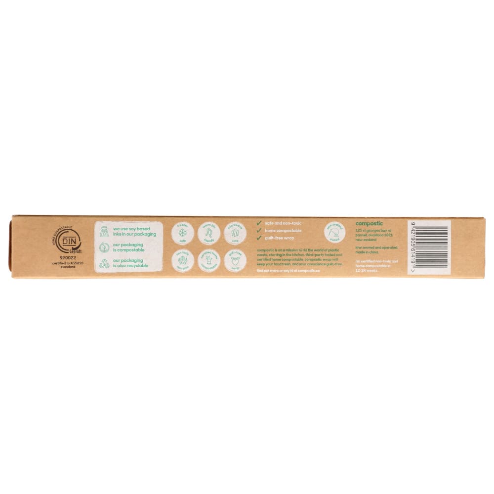 COMPOSTIC: Compostable Cling Wrap 150 ft - General Merchandise > HOUSEHOLD PRODUCTS > FOOD STORAGE BAGS & WRAPS - COMPOSTIC