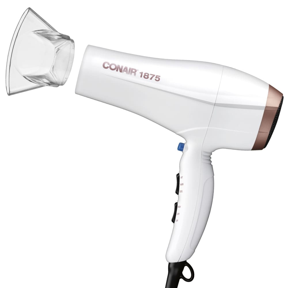 Conair Double Ceramic 1875 Watt Dryer - White & Rose Gold - Conair