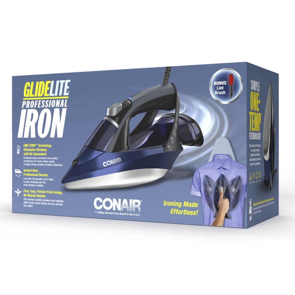 Conair Glidelite Iron Bonus GI605GDS - Laundry Organization - ShelHealth