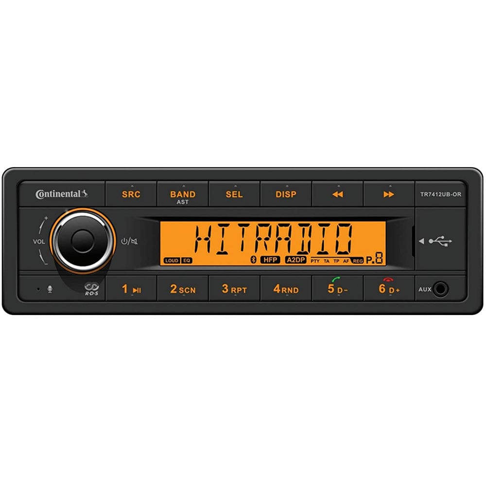 Continental Stereo w/ AM/ FM/ BT/ USB - Harness Included - 12V - Entertainment | Stereos - Continental