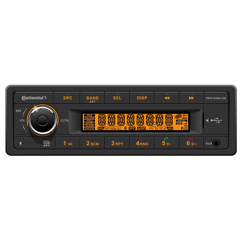 Continental Stereo w/ AM/ FM/ BT/ USB/ PA System Capable - 12V - Entertainment | Stereos - Continental