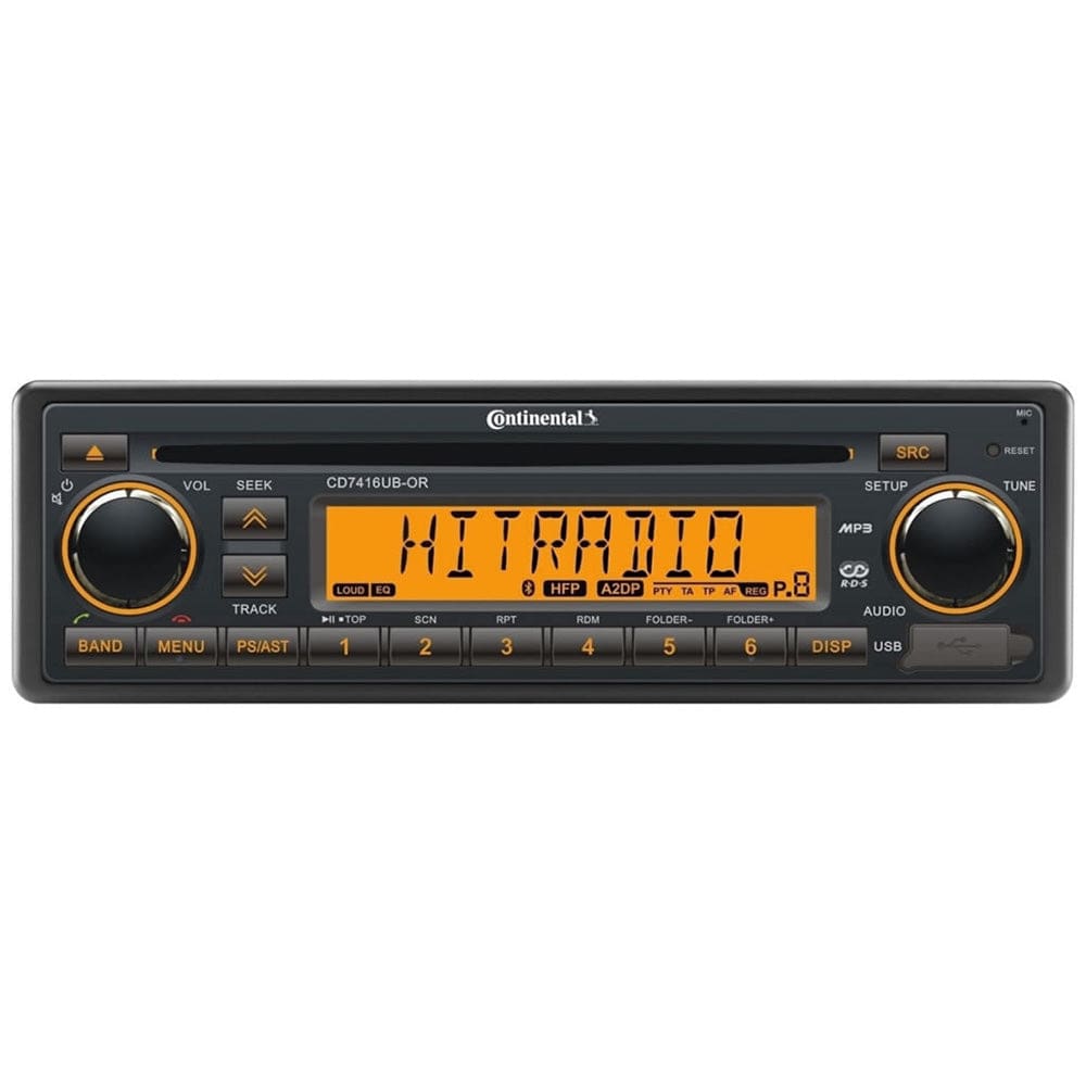 Continental Stereo w/ CD/ AM/ FM/ BT/ USB - 12V - Entertainment | Stereos - Continental