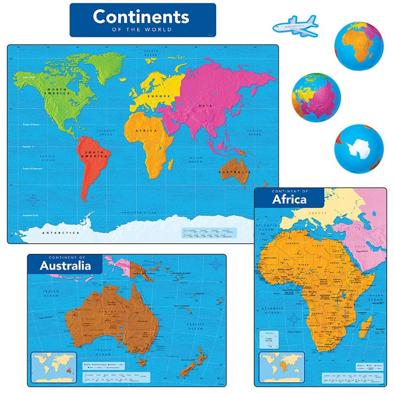 Continents Of The World Bbs (Pack of 2) - Social Studies - Trend Enterprises Inc.