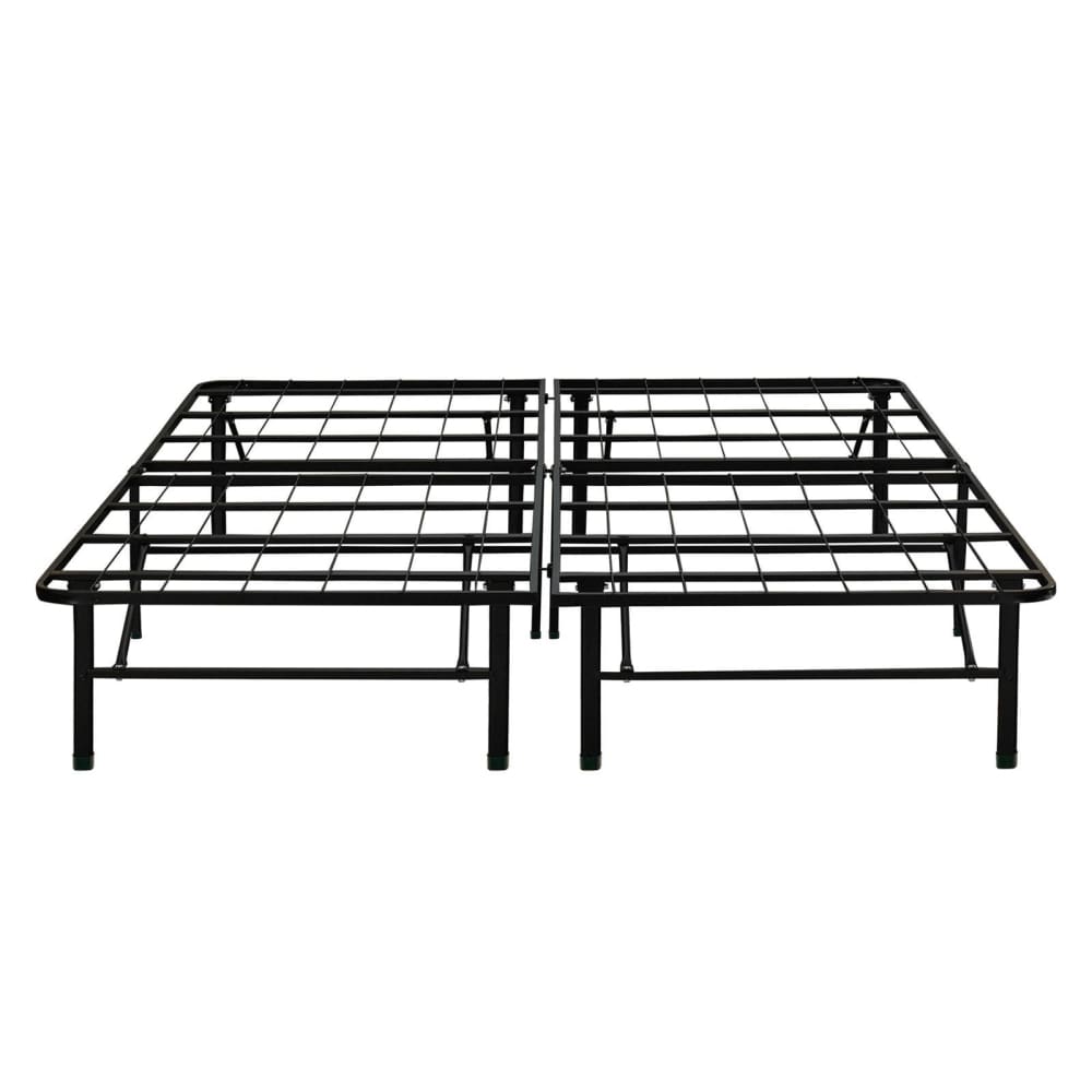 Contour Rest Dream Support Queen-Size 14 Metal Platform Bed Frame - Black - Contour Rest