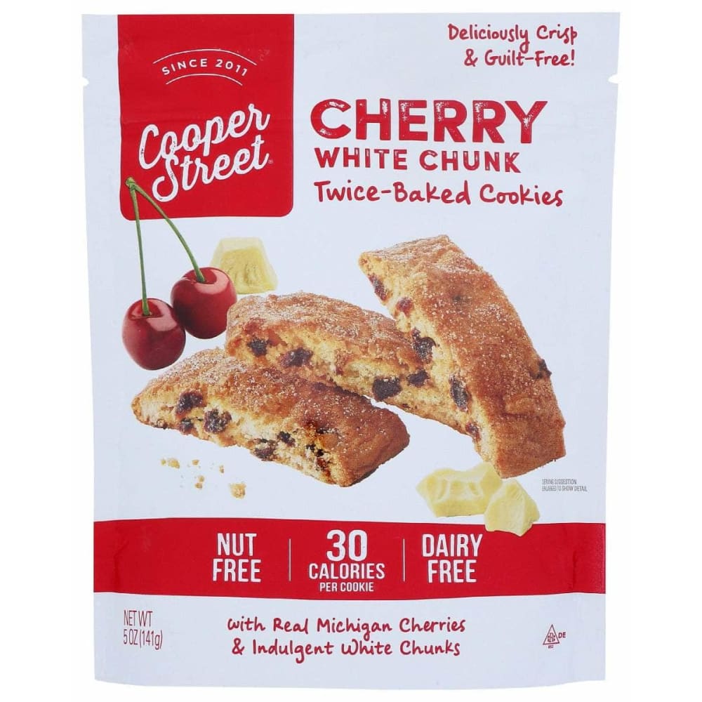 COOPER STREET Grocery > Snacks > Cookies COOPER STREET Cherry White Chunk Twice Baked Cookies, 5 oz