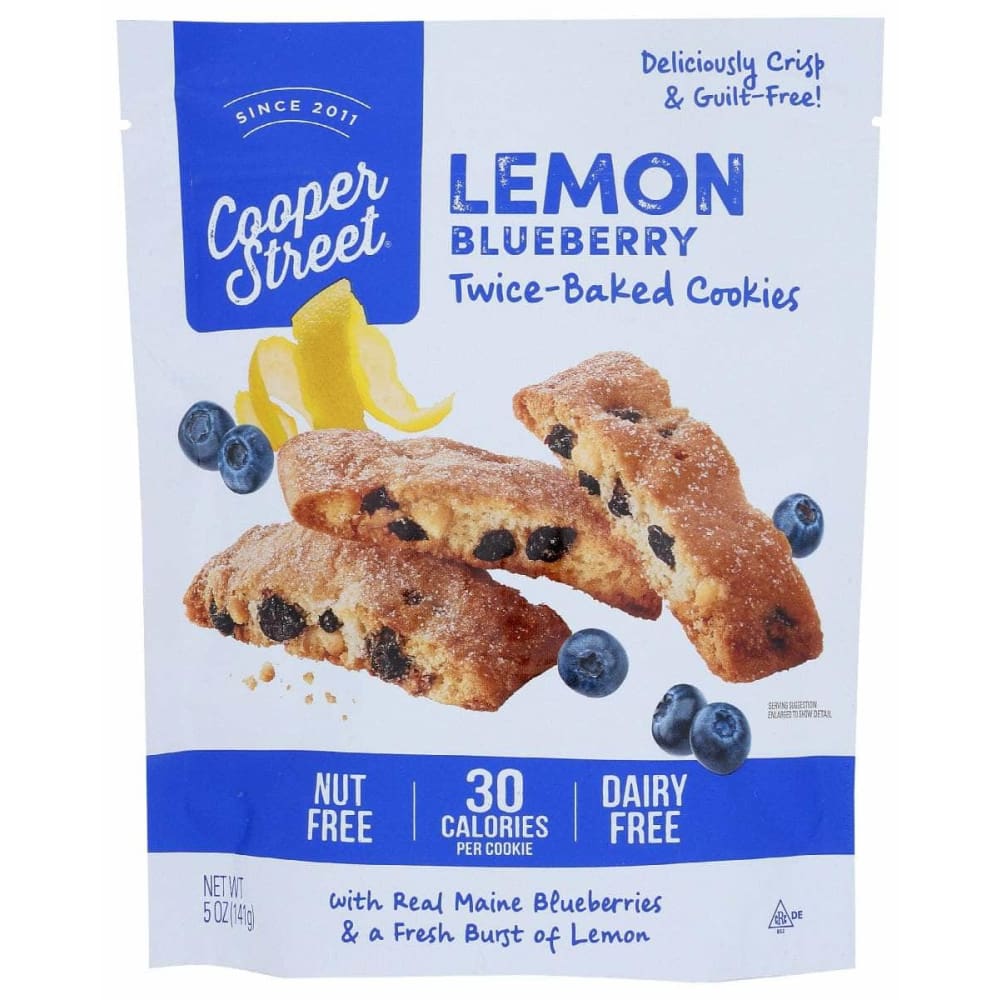 COOPER STREET Grocery > Snacks > Cookies COOPER STREET Lemon Blueberry Twice Baked Cookies, 5 oz