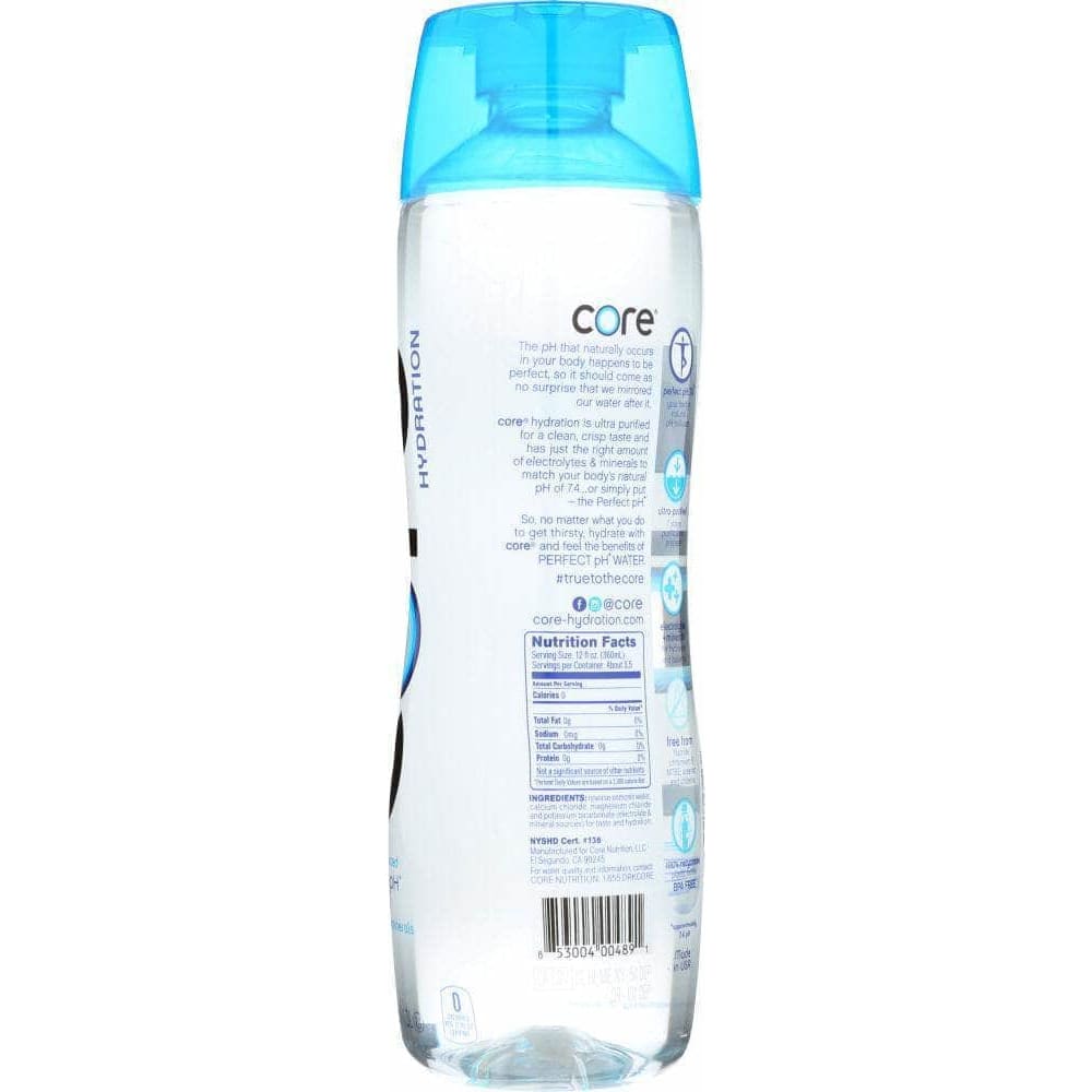 Core Organic Core Hydration Perfect pH Water, 44 oz