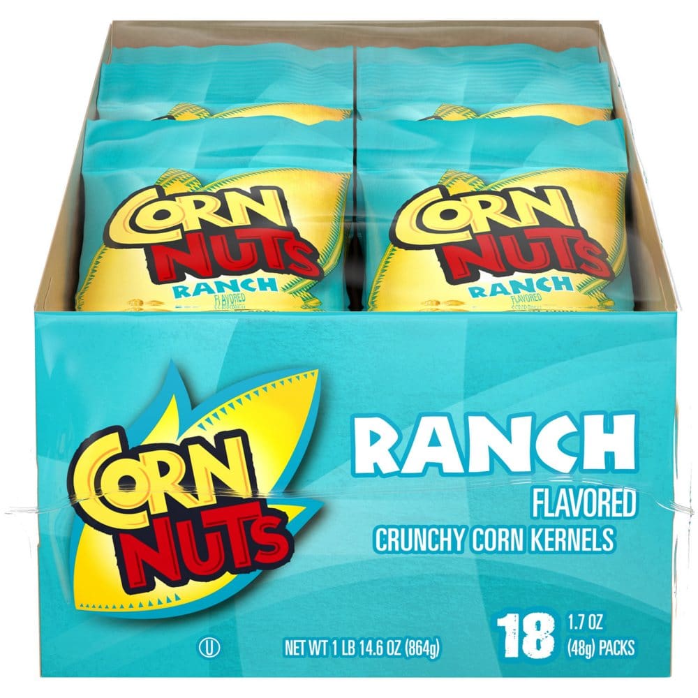 Corn Nuts Ranch Crunchy Corn Kernels (1.7 oz. 18 pk.) - Bulk Pantry - Corn Nuts
