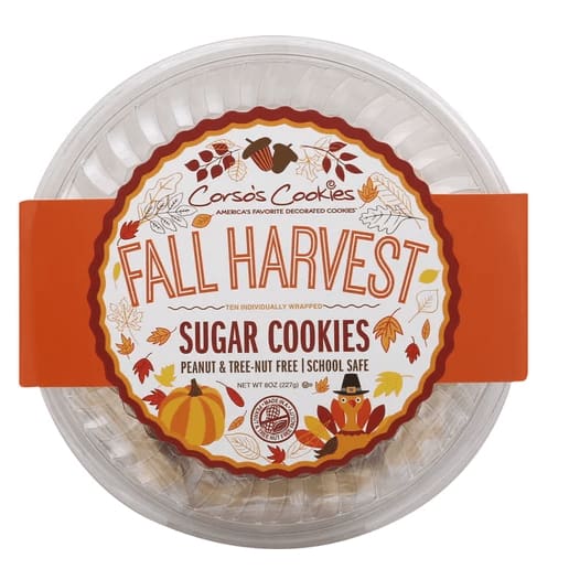 CORSOS COOKIES Grocery > Snacks > Cookies CORSOS COOKIES: Fall Harvest Sugar Cookies, 8 oz