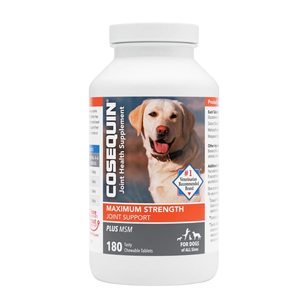 Cosequin Maximum Strength Plus MSM Chewable Tablets 180 ct. - Cosequin