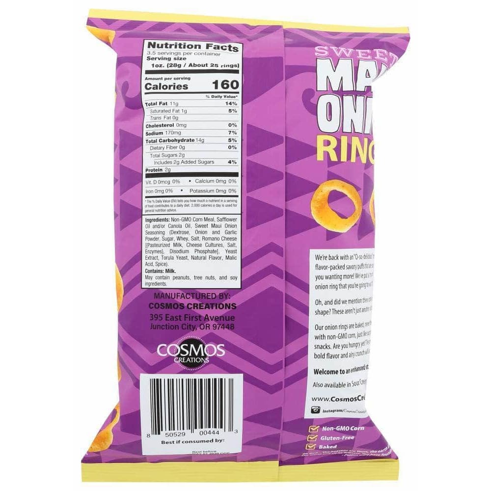 Cosmos Creations Cosmos Creations Sweet MAUI Onion Rings, 3.5 oz