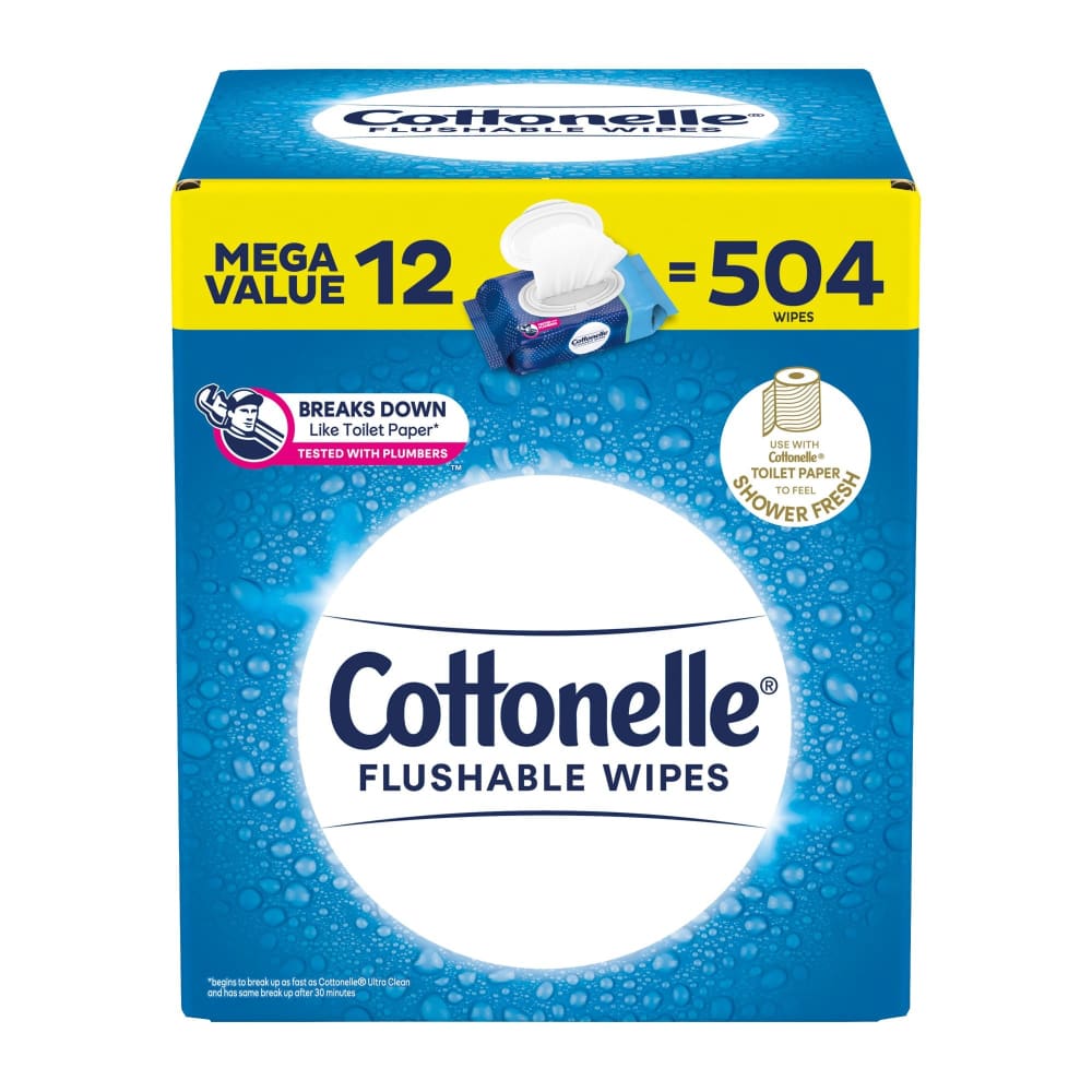 Cottonelle Fresh Care Flushable Wipes 12 pk./504 ct. - Cottonelle